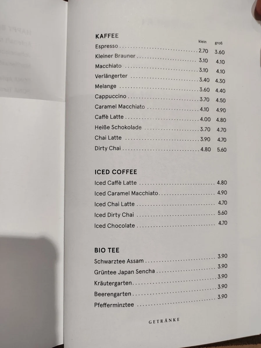 Speisekarte photo 1