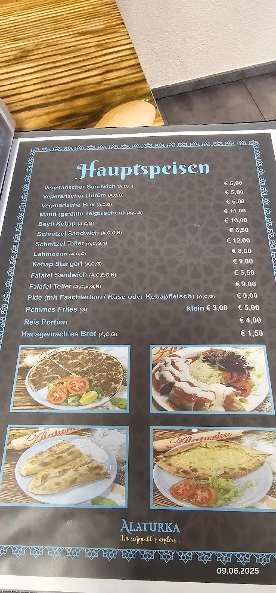 Speisekarte photo 1