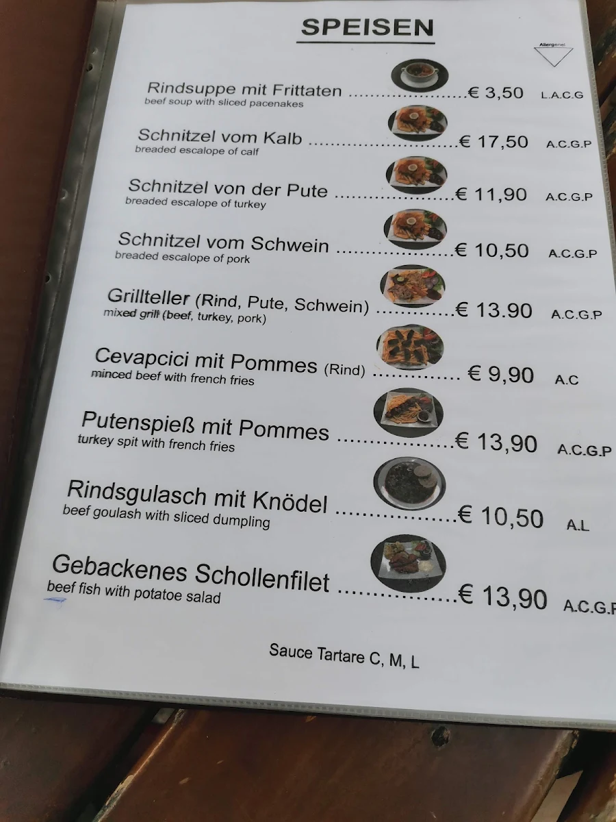 Speisekarte photo 1