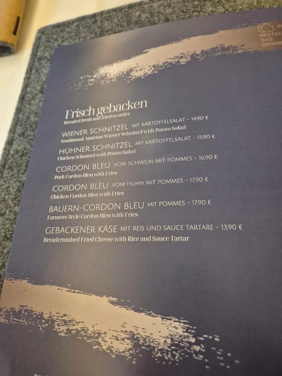 Speisekarte photo 2