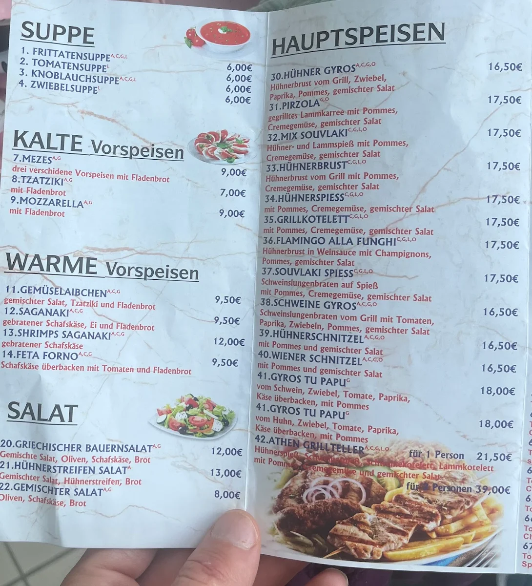 Speisekarte photo 2