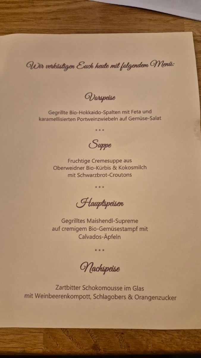 Speisekarte photo 2