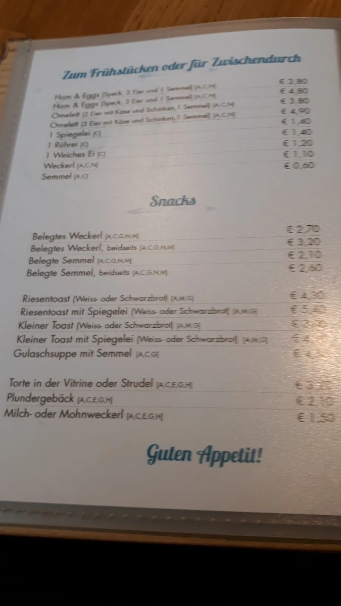 Speisekarte photo 1