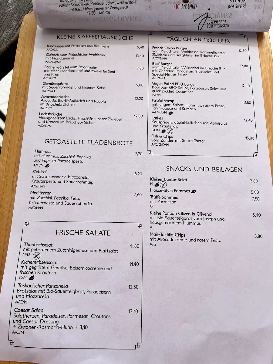 Speisekarte photo 1
