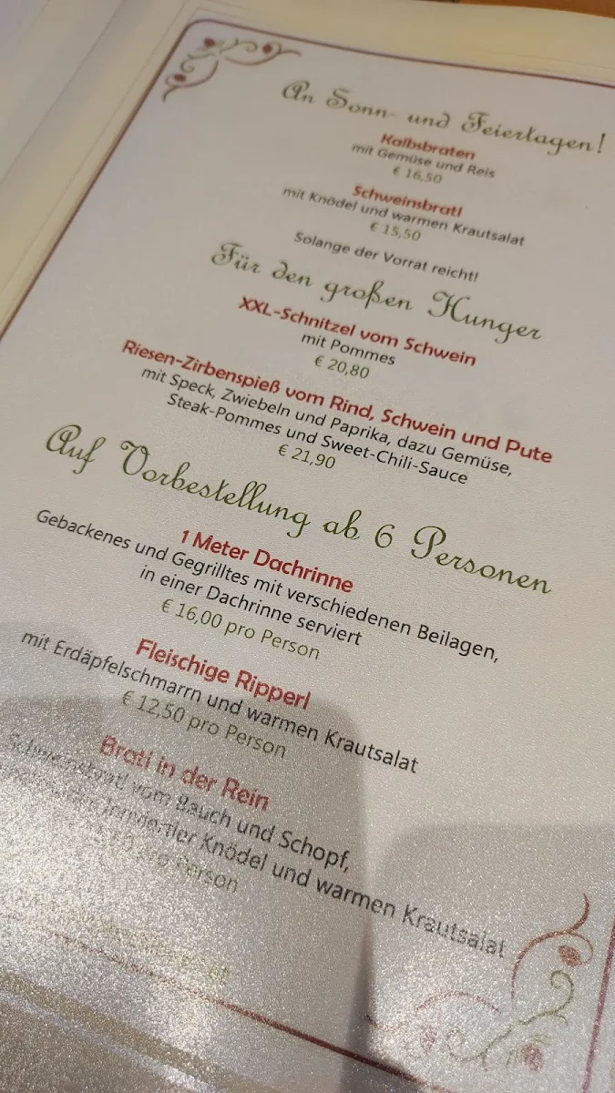 Speisekarte photo 4
