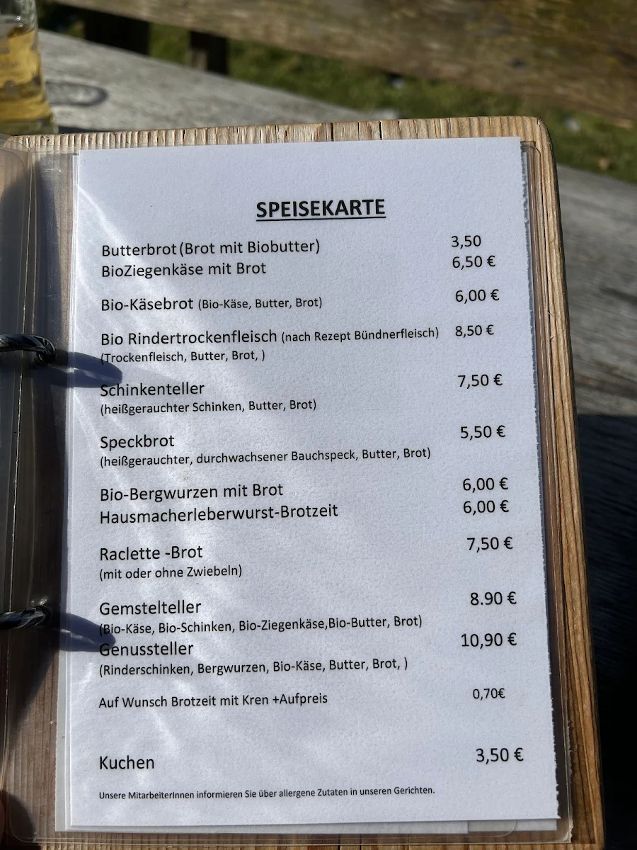 Speisekarte photo 2