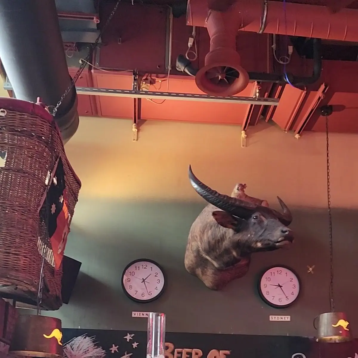 Atmosphäre, Crossfield's Australian Pub