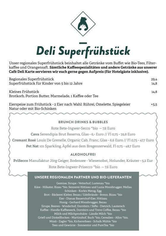 Speisekarte photo 1