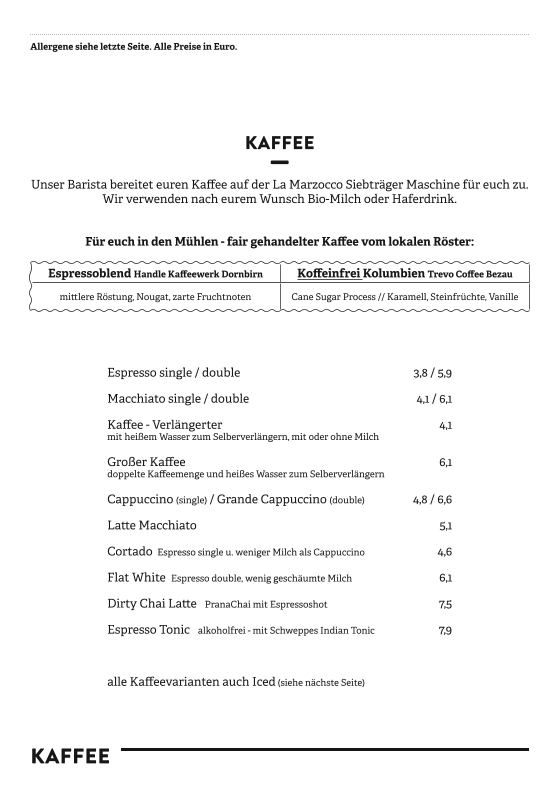 Speisekarte photo 2