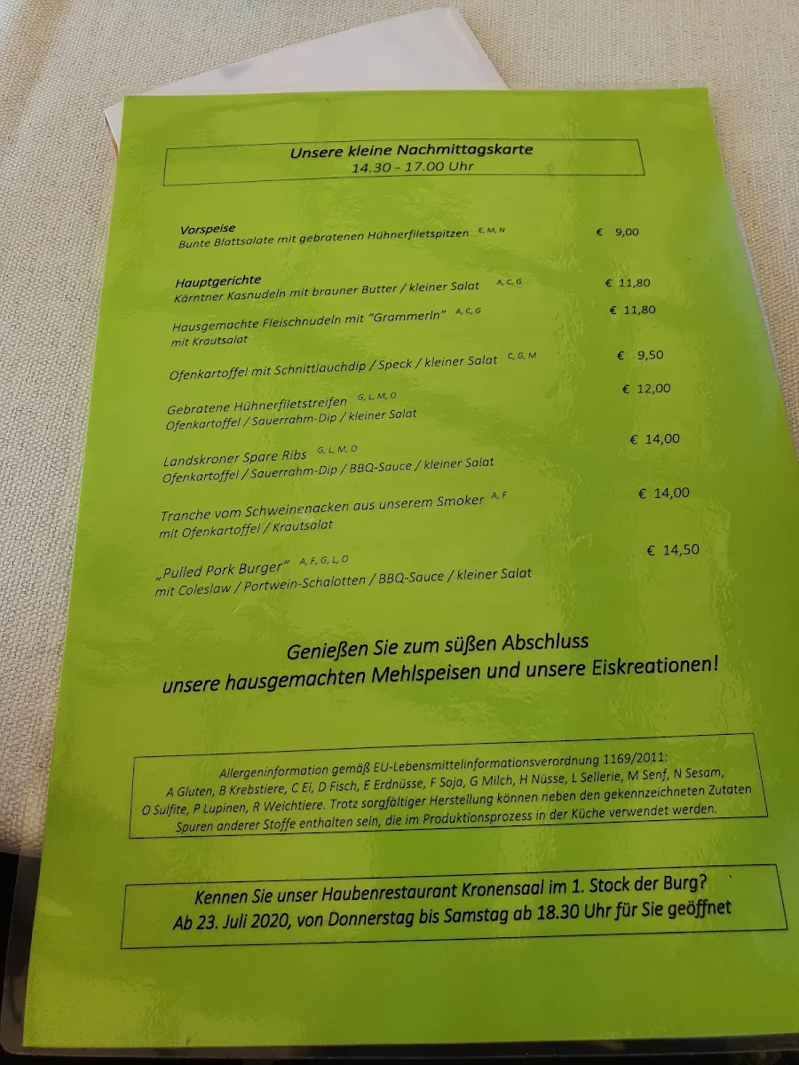 Speisekarte photo 3