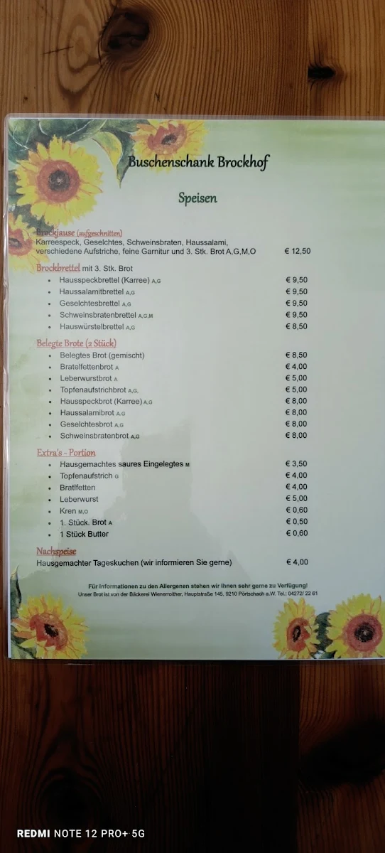 Speisekarte photo 1