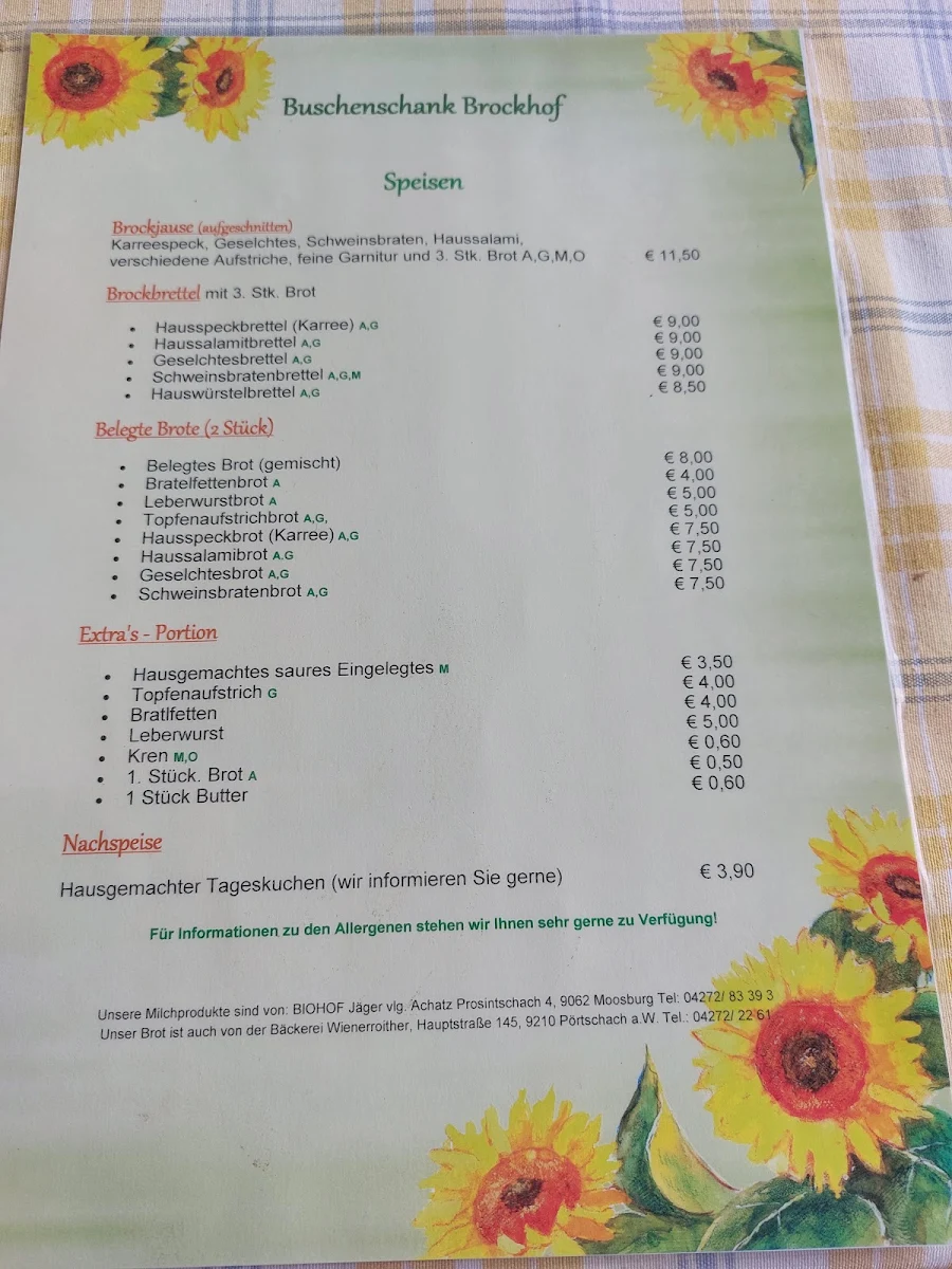 Speisekarte photo 3