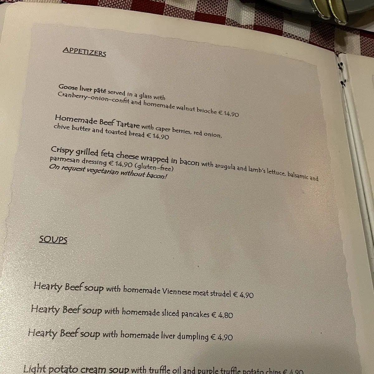 Speisekarte photo 7