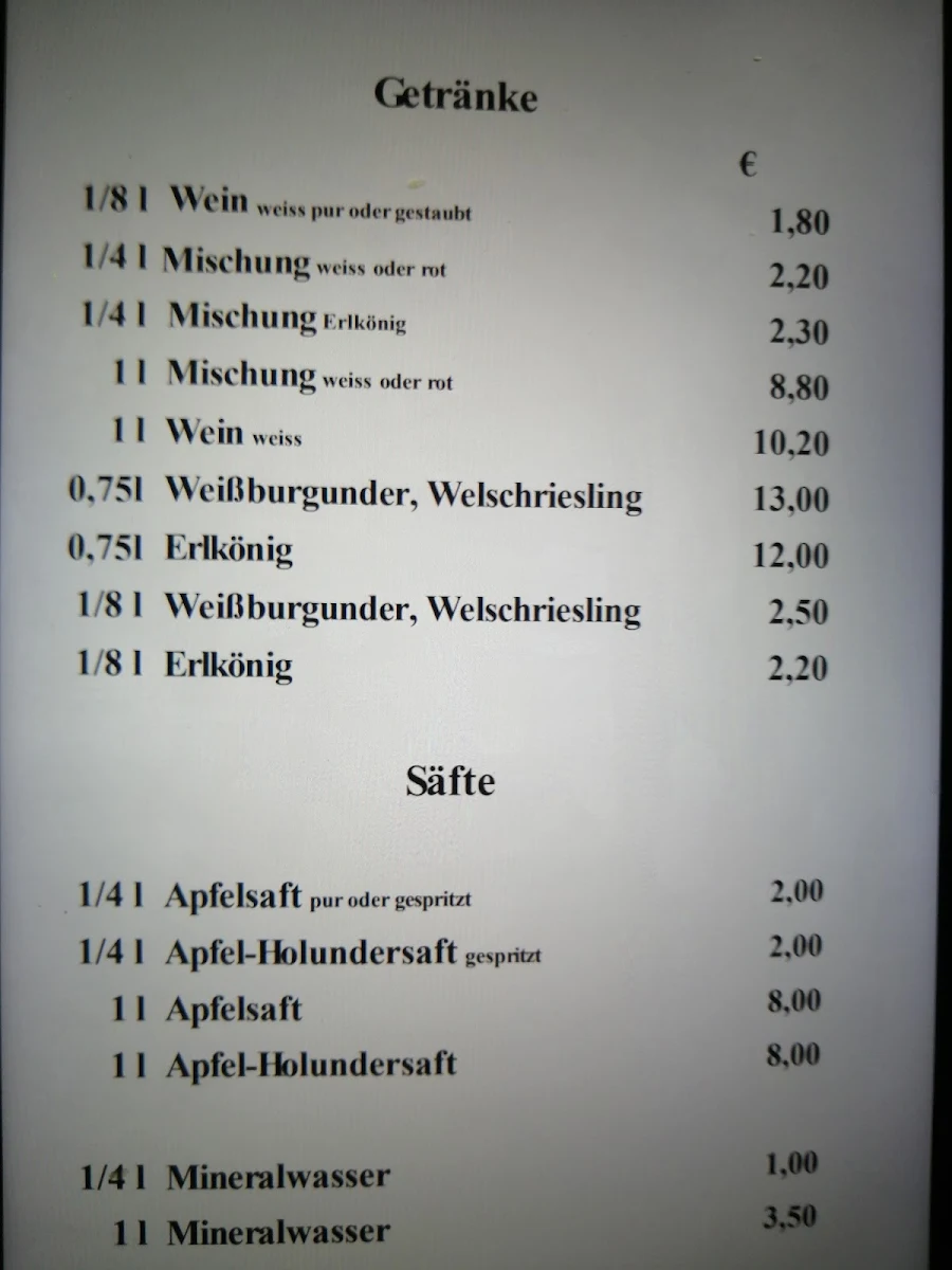 Speisekarte photo 1