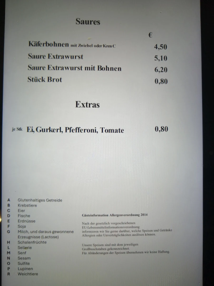 Speisekarte photo 2