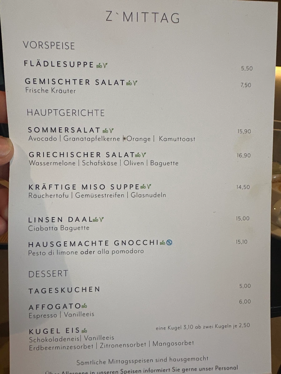 Speisekarte photo 1