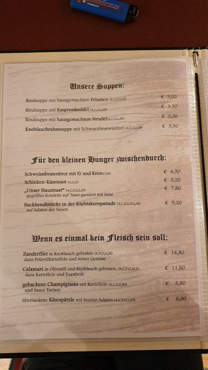 Speisekarte photo 3