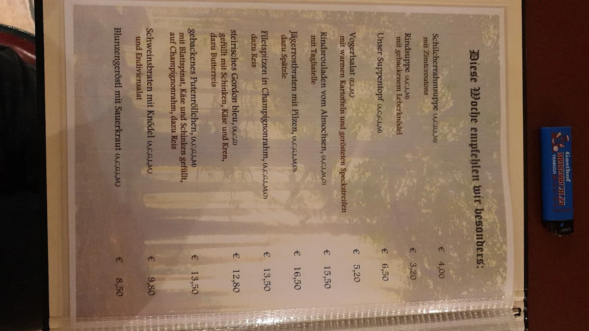 Speisekarte photo 6