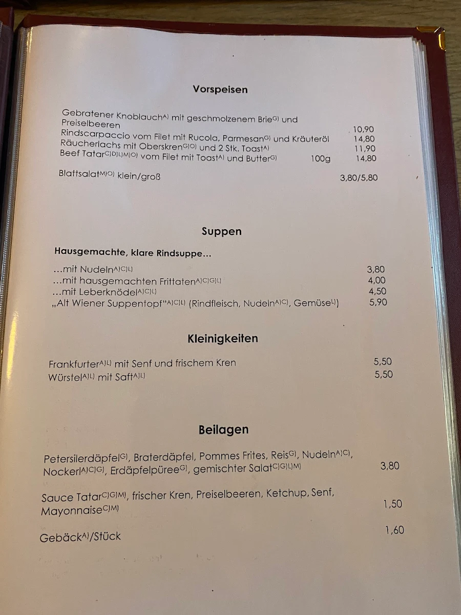 Speisekarte photo 4