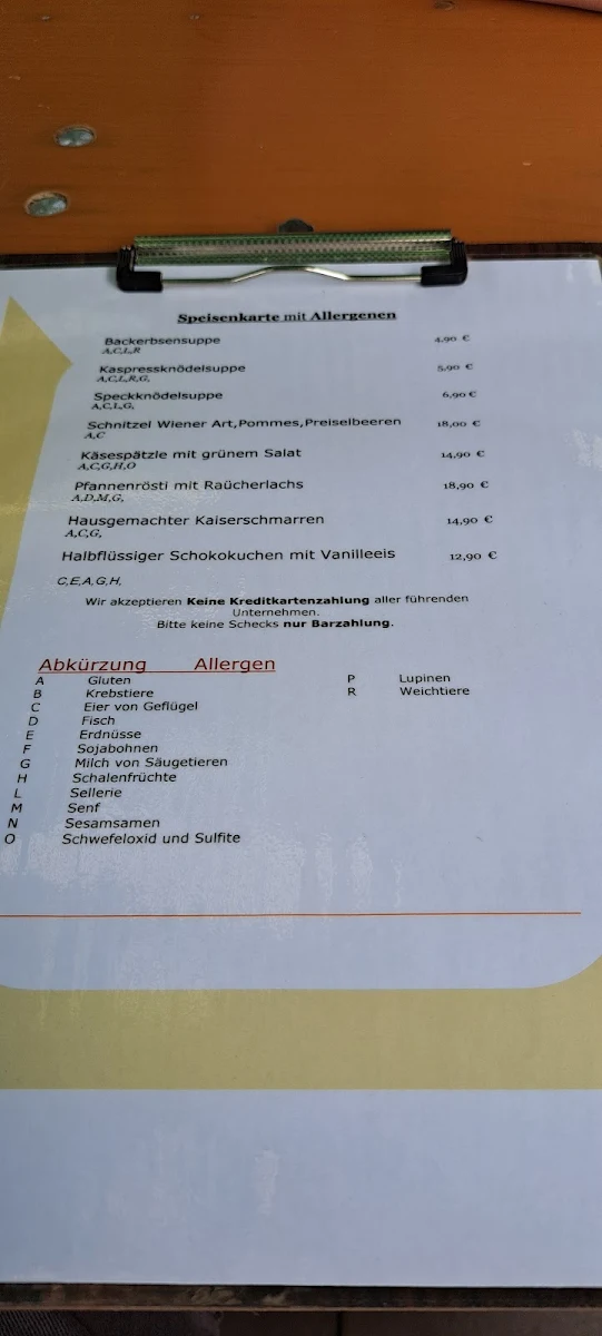 Speisekarte photo 7