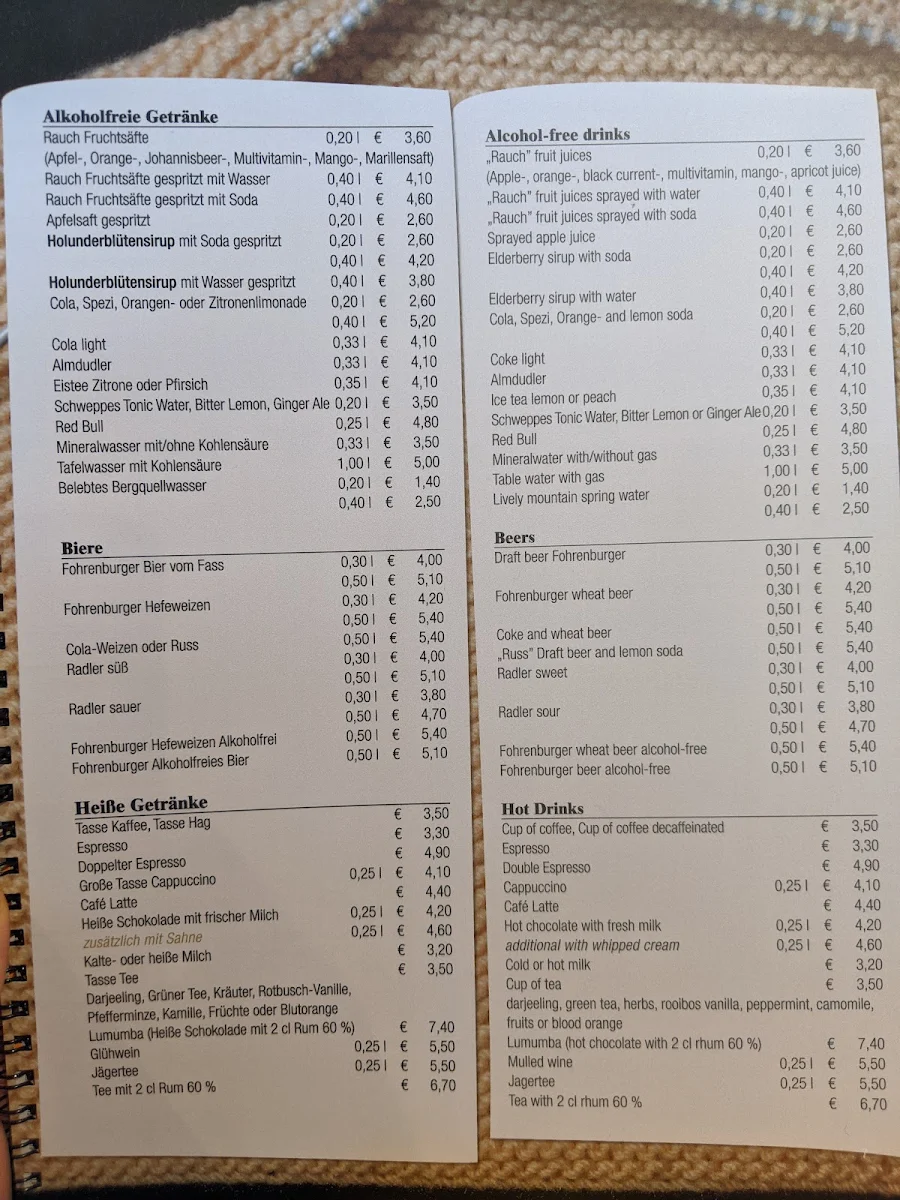 Speisekarte photo 8