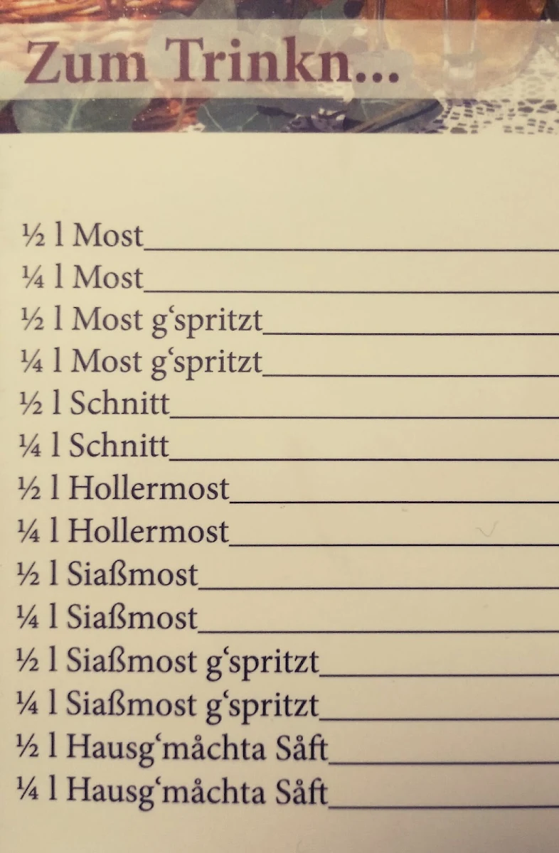 Speisekarte photo 3