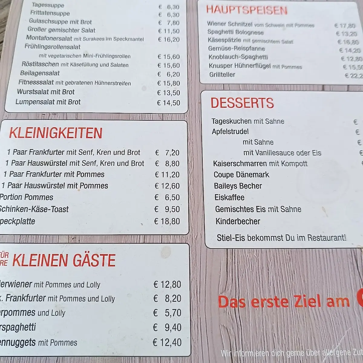 Speisekarte photo 4
