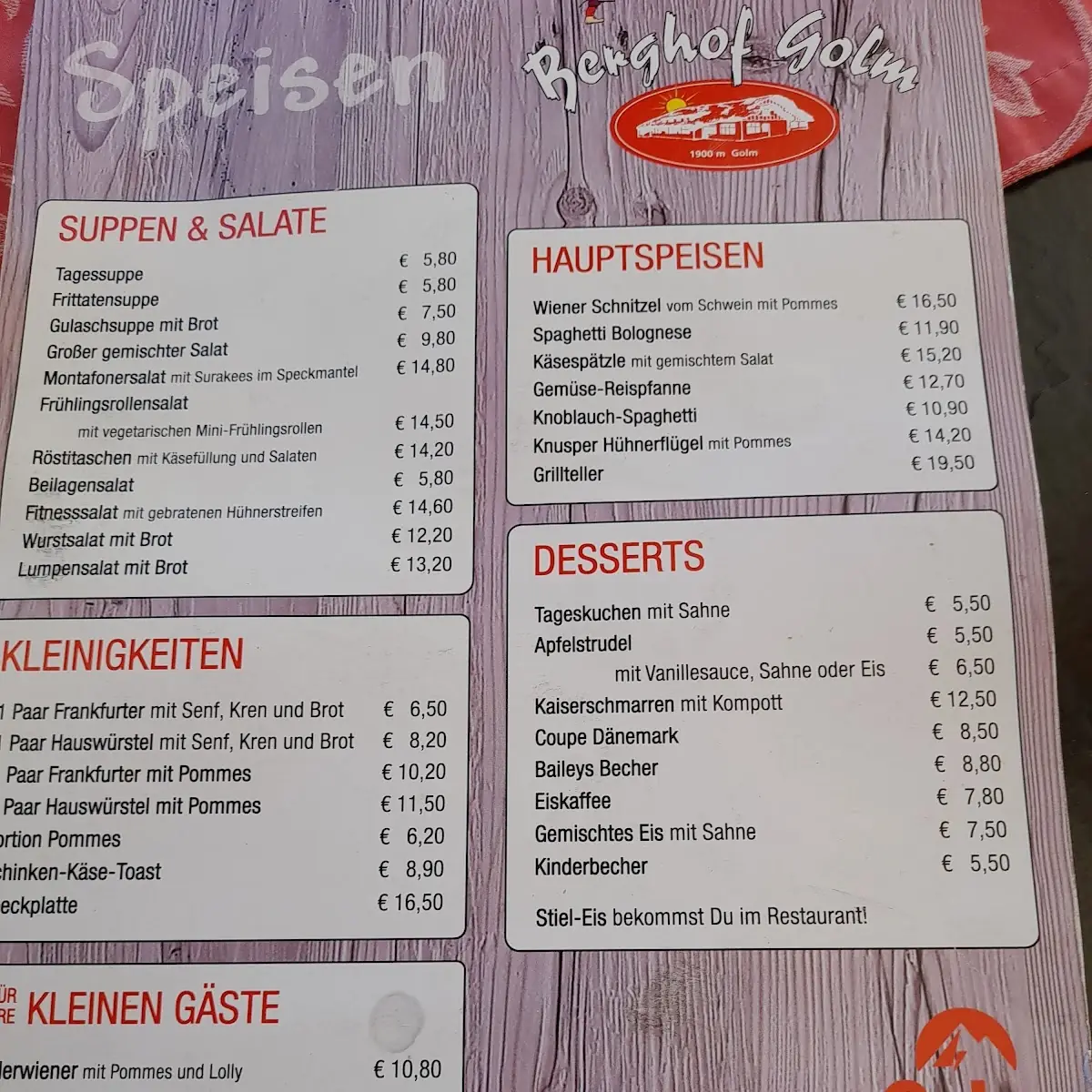 Speisekarte photo 6