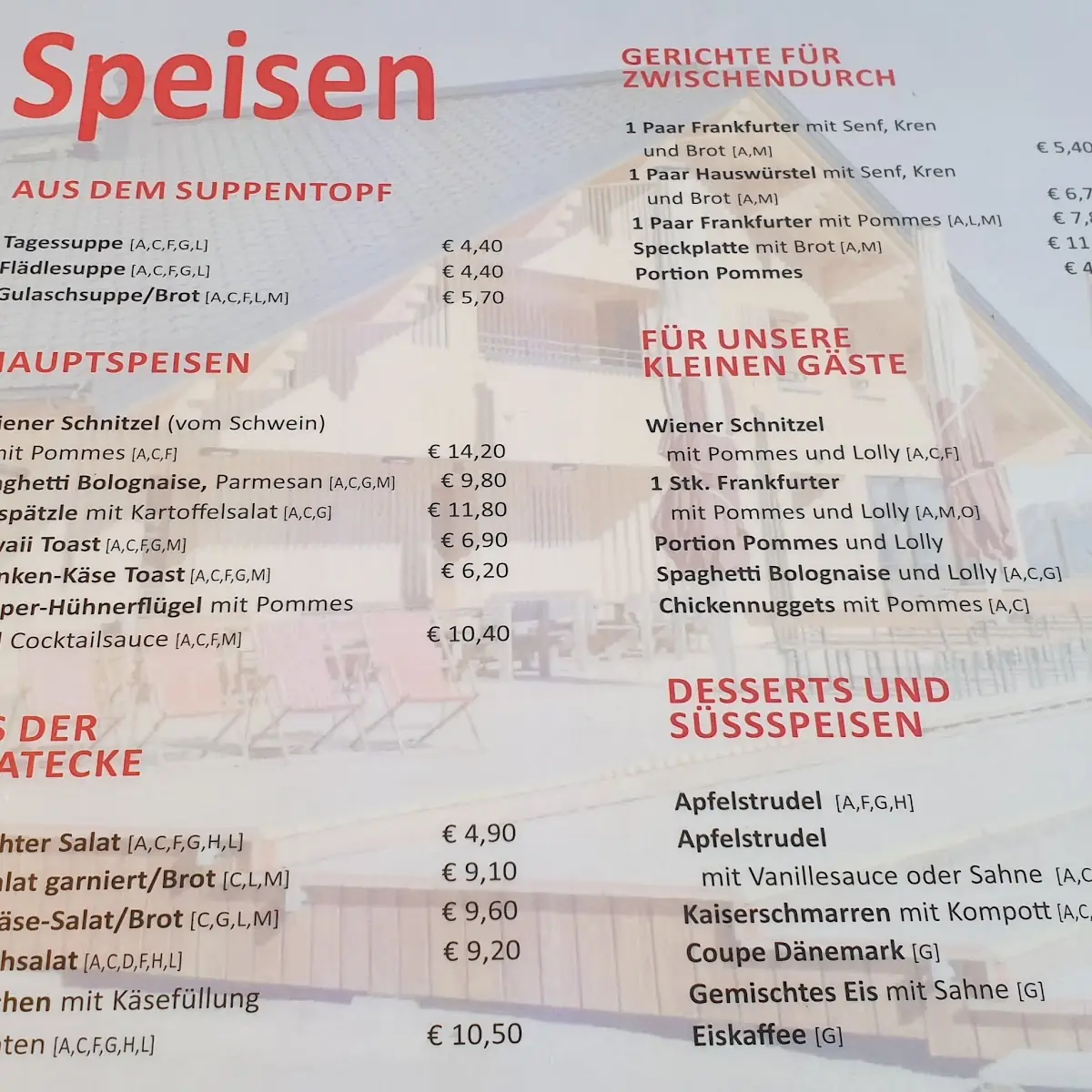 Speisekarte photo 9
