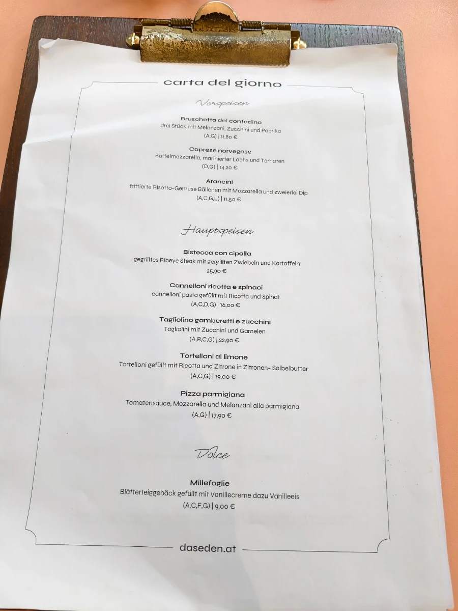 Speisekarte photo 2