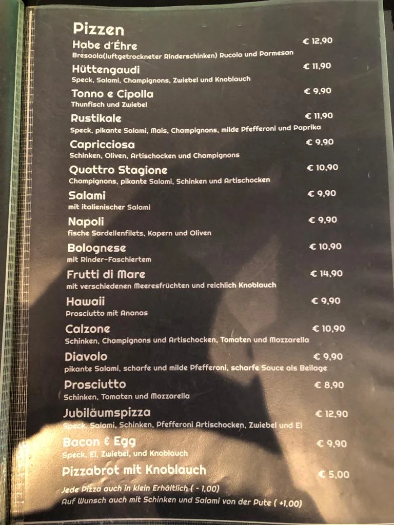 Speisekarte photo 6