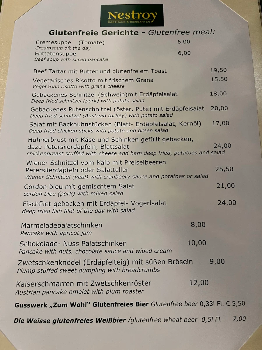 Speisekarte photo 2