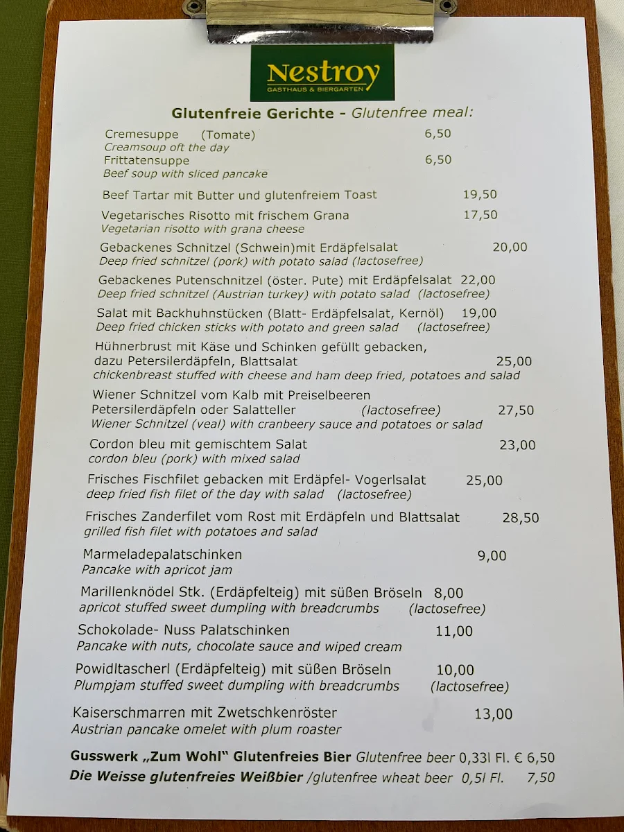 Speisekarte photo 3