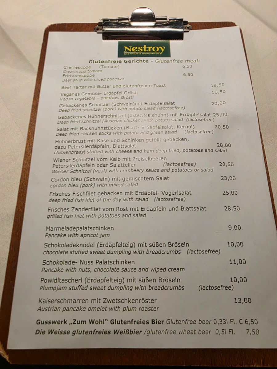 Speisekarte photo 4