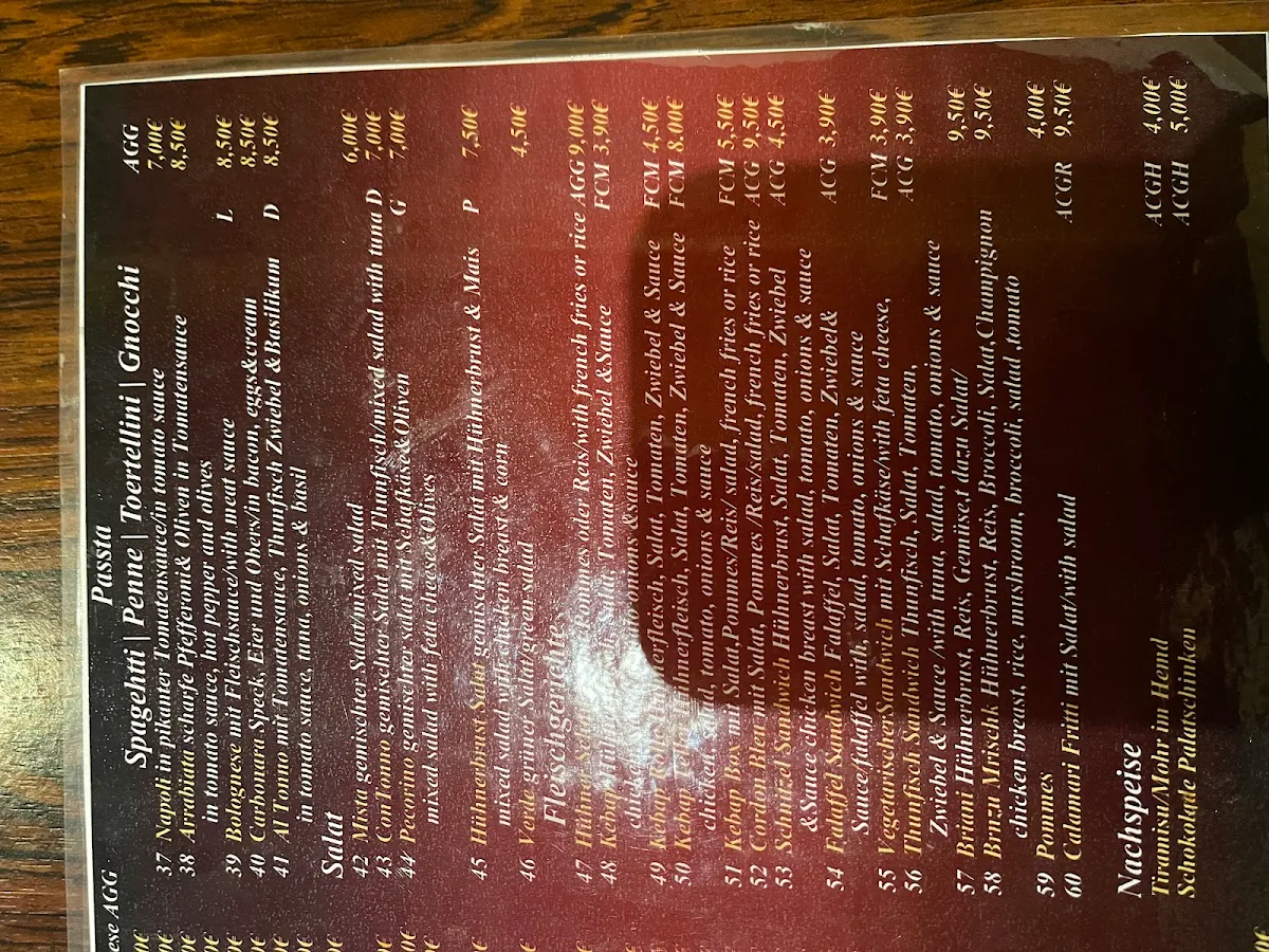 Speisekarte photo 3