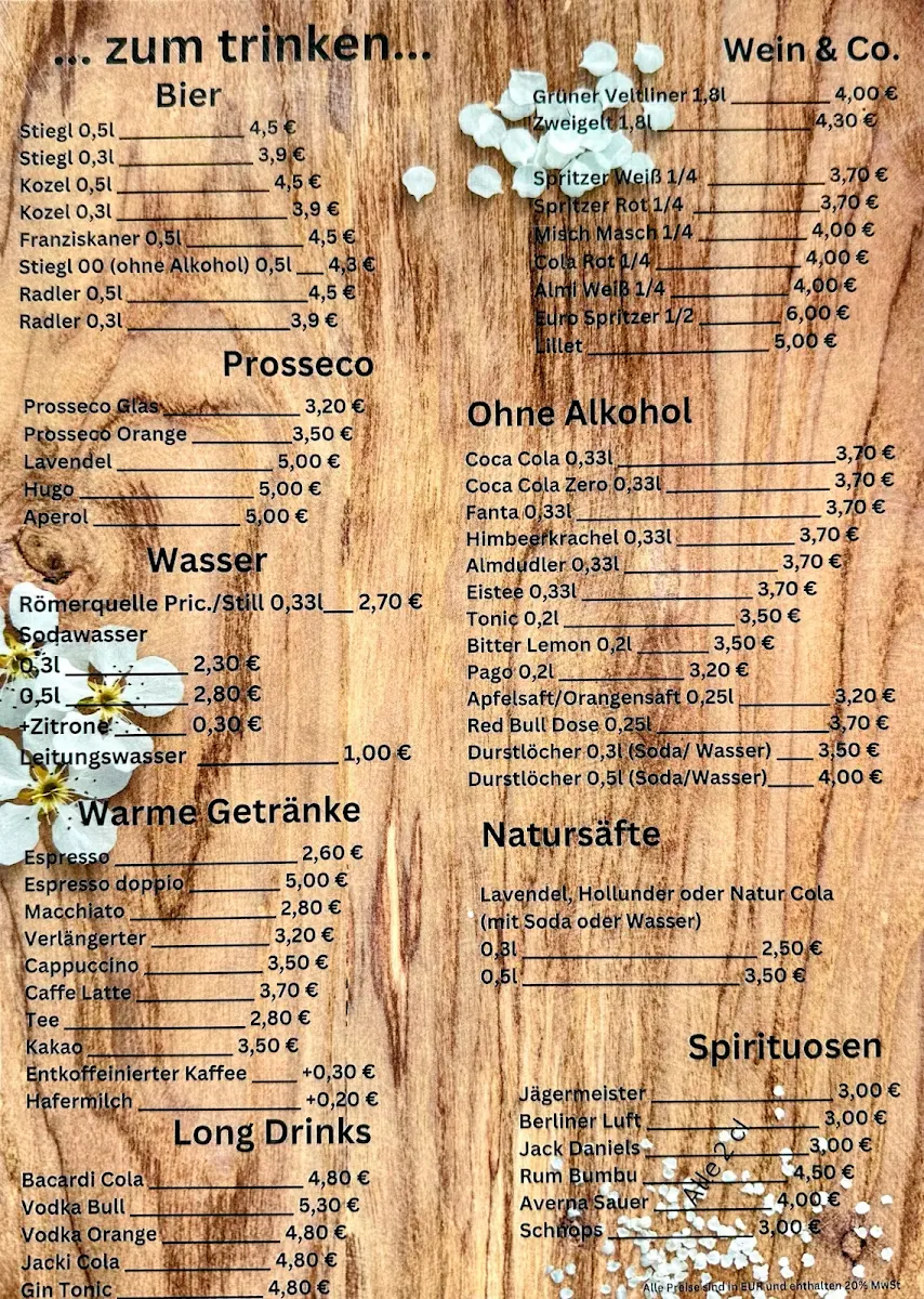 Speisekarte photo 1