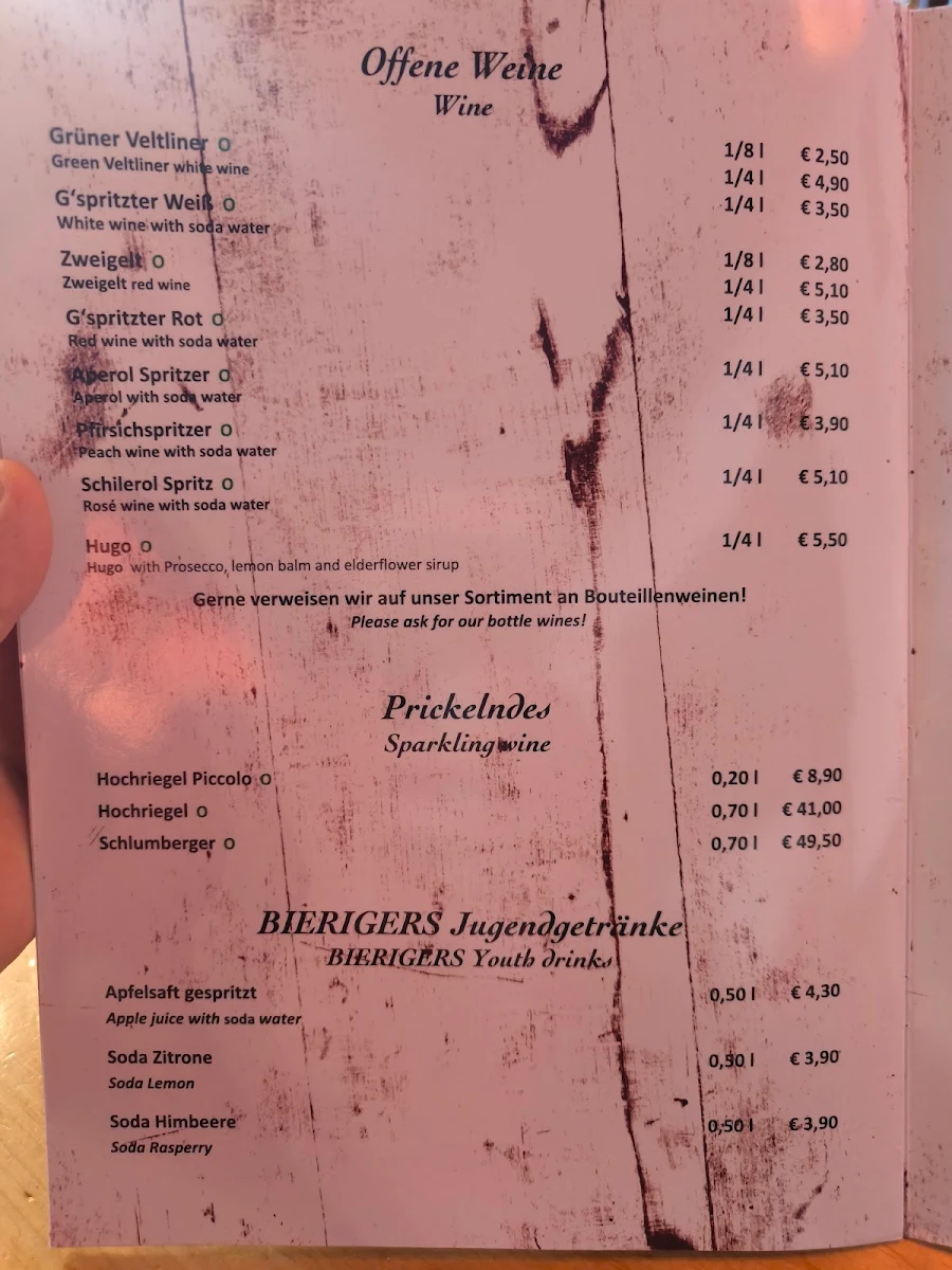 Speisekarte photo 5