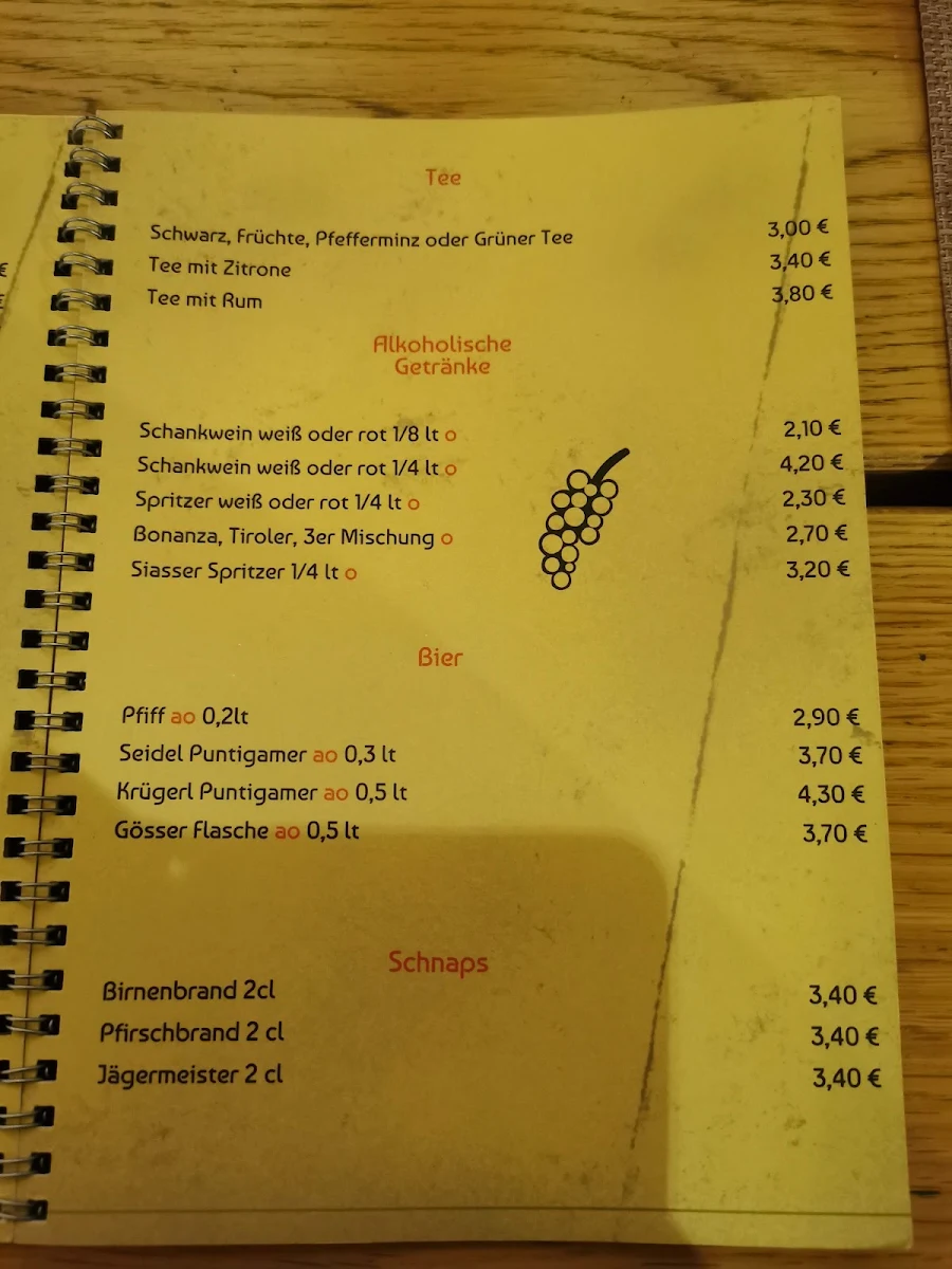 Speisekarte photo 2