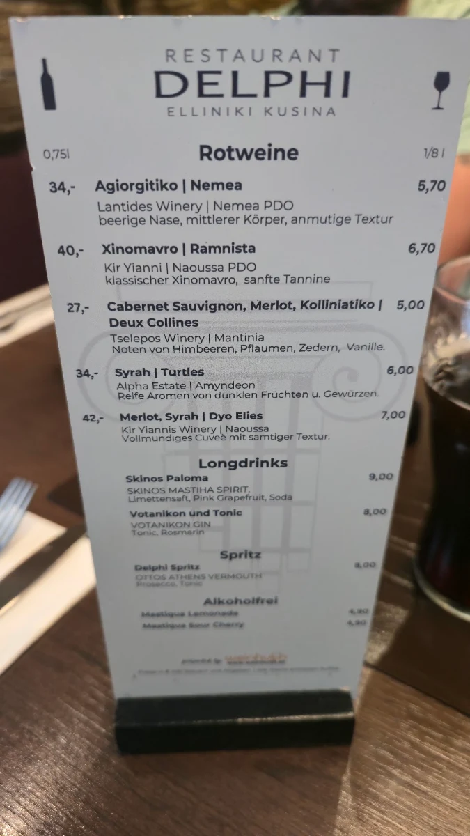 Speisekarte photo 1