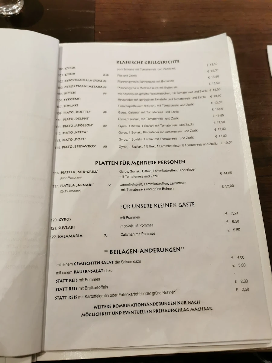 Speisekarte photo 5