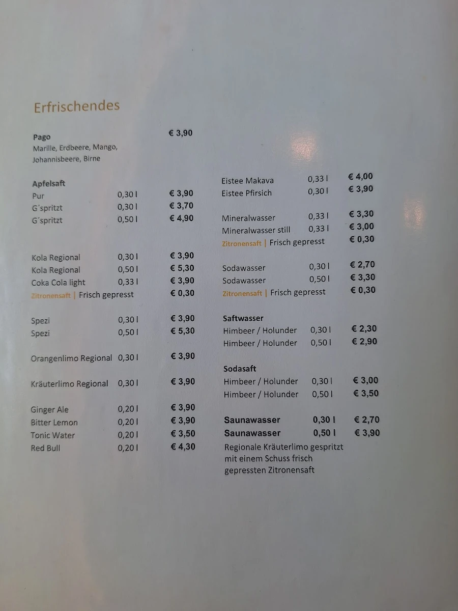 Speisekarte photo 1