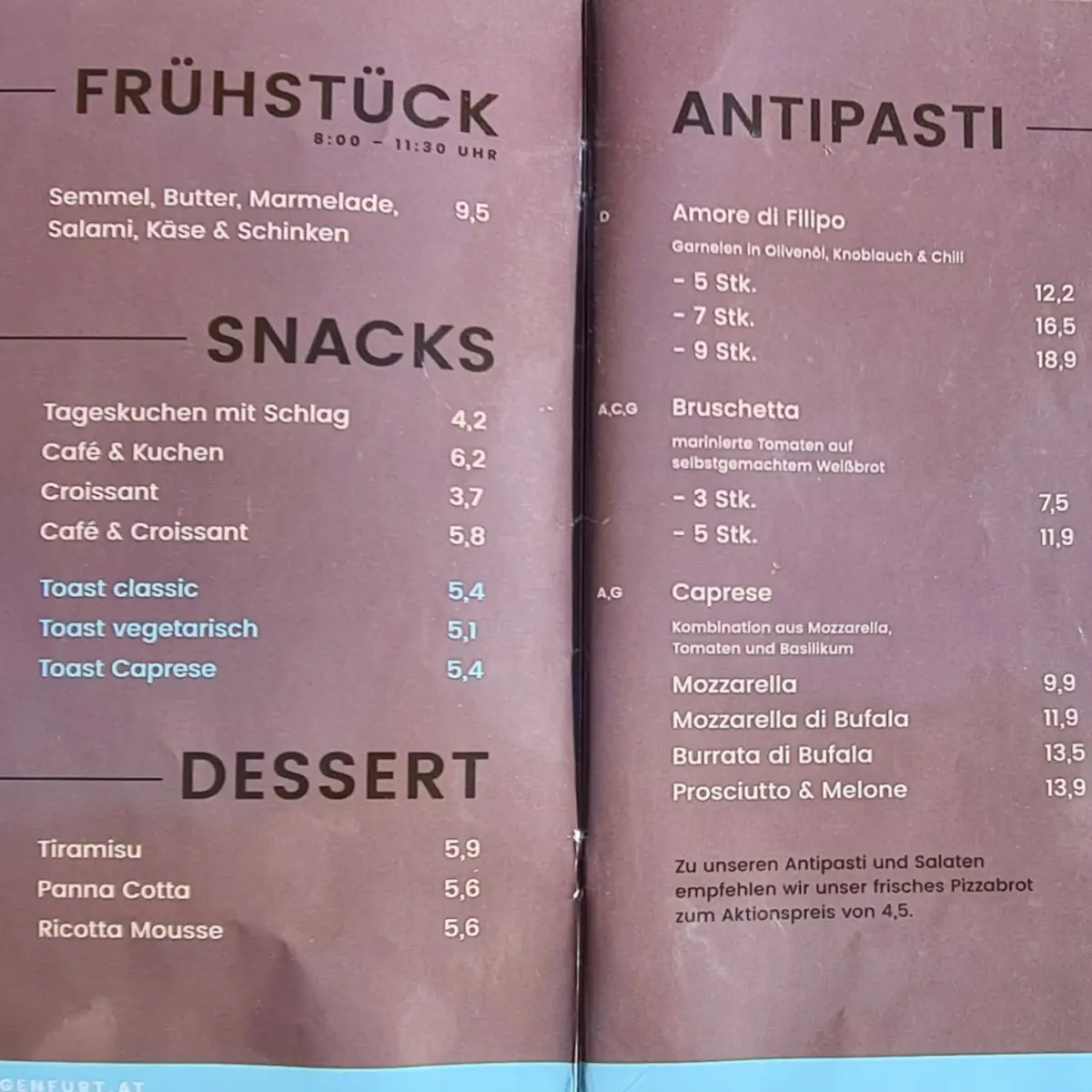 Speisekarte photo 6
