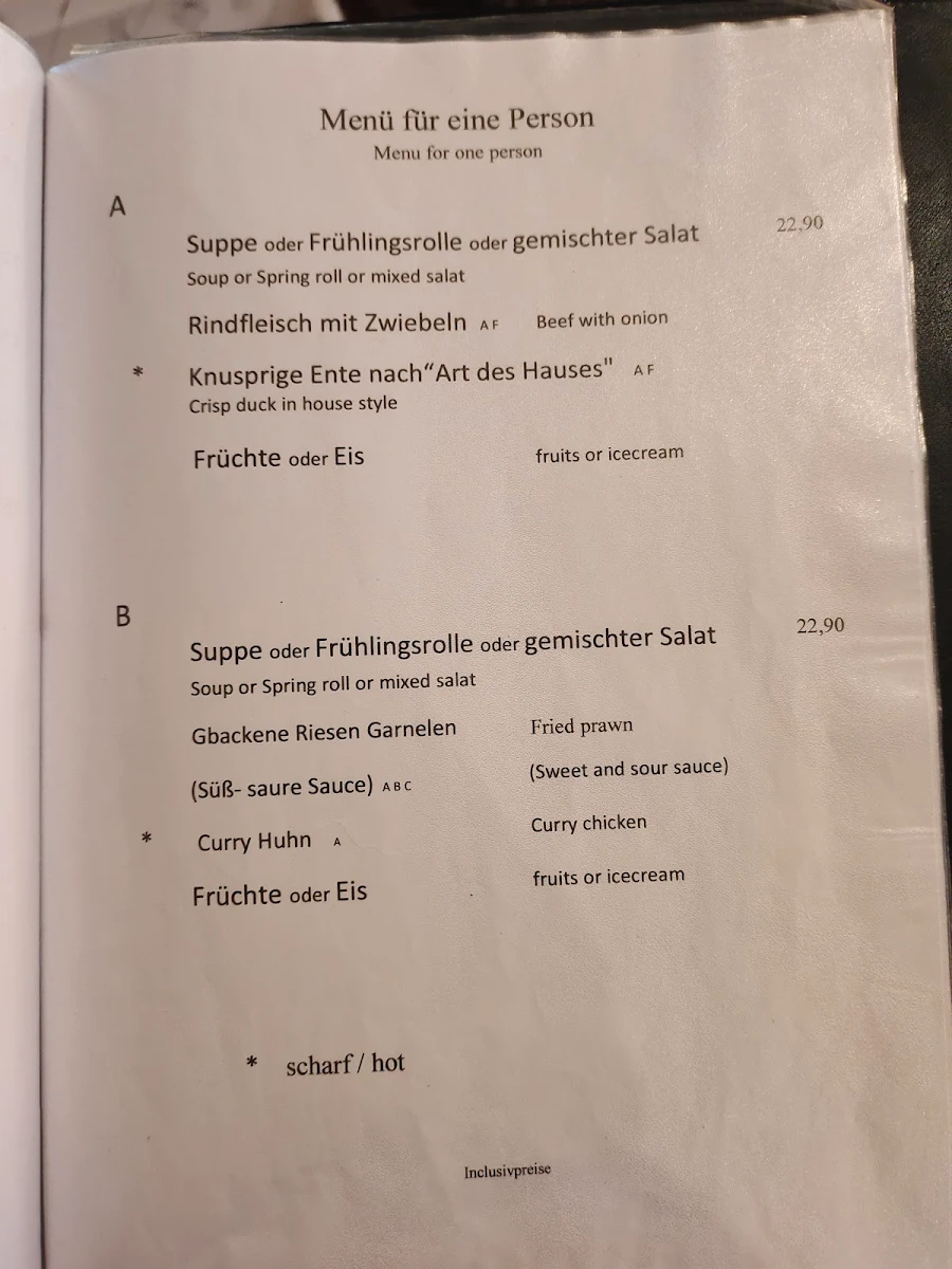 Speisekarte photo 4