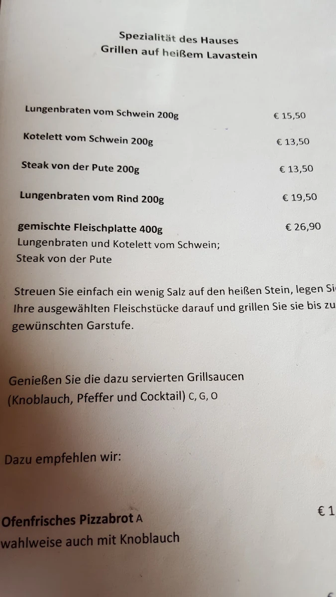 Speisekarte photo 1