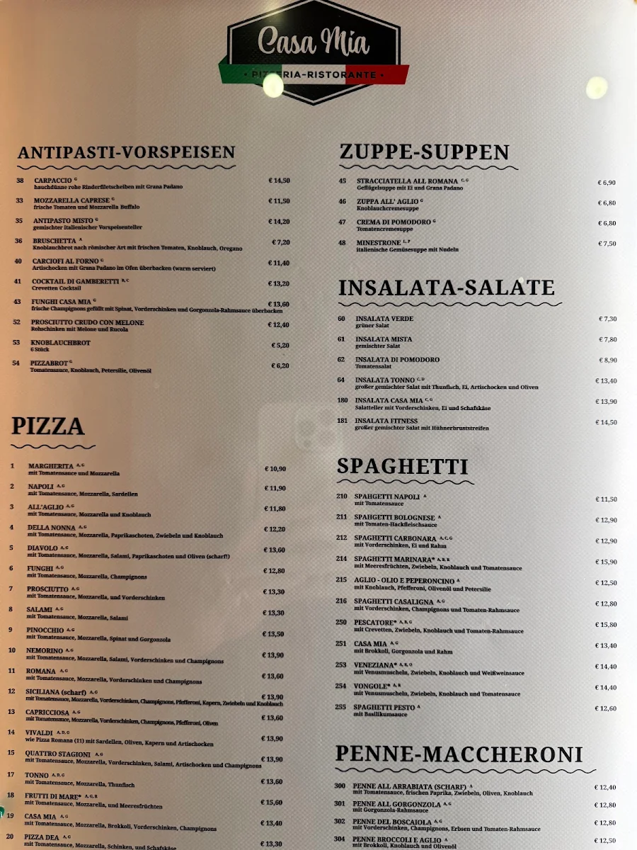 Speisekarte photo 1