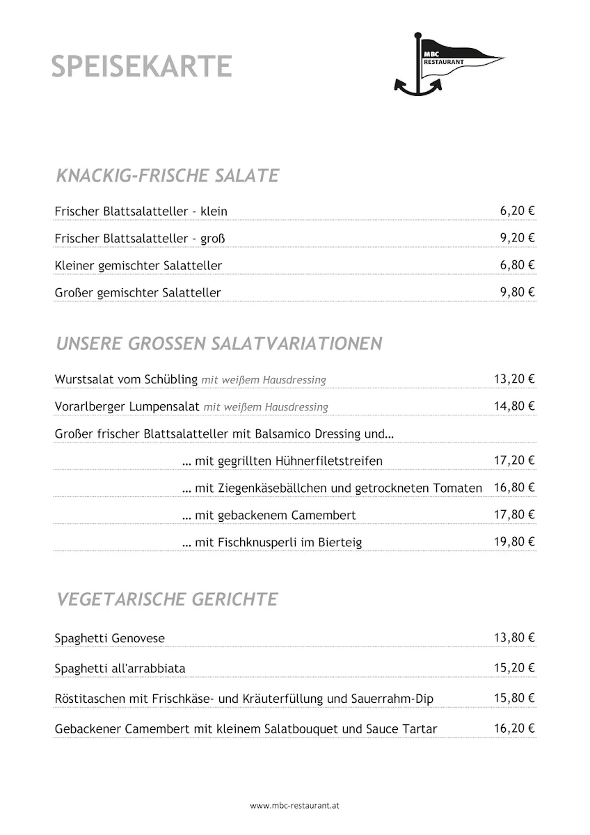 Speisekarte photo 3