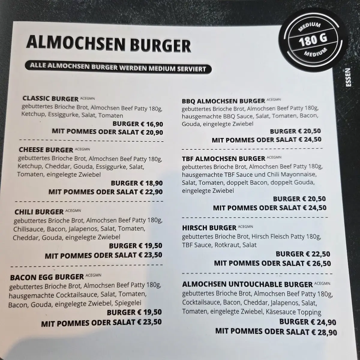 Speisekarte photo 1