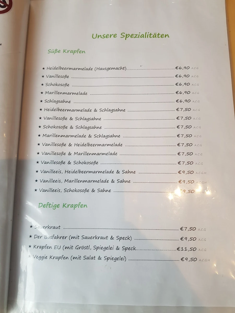 Speisekarte photo 1