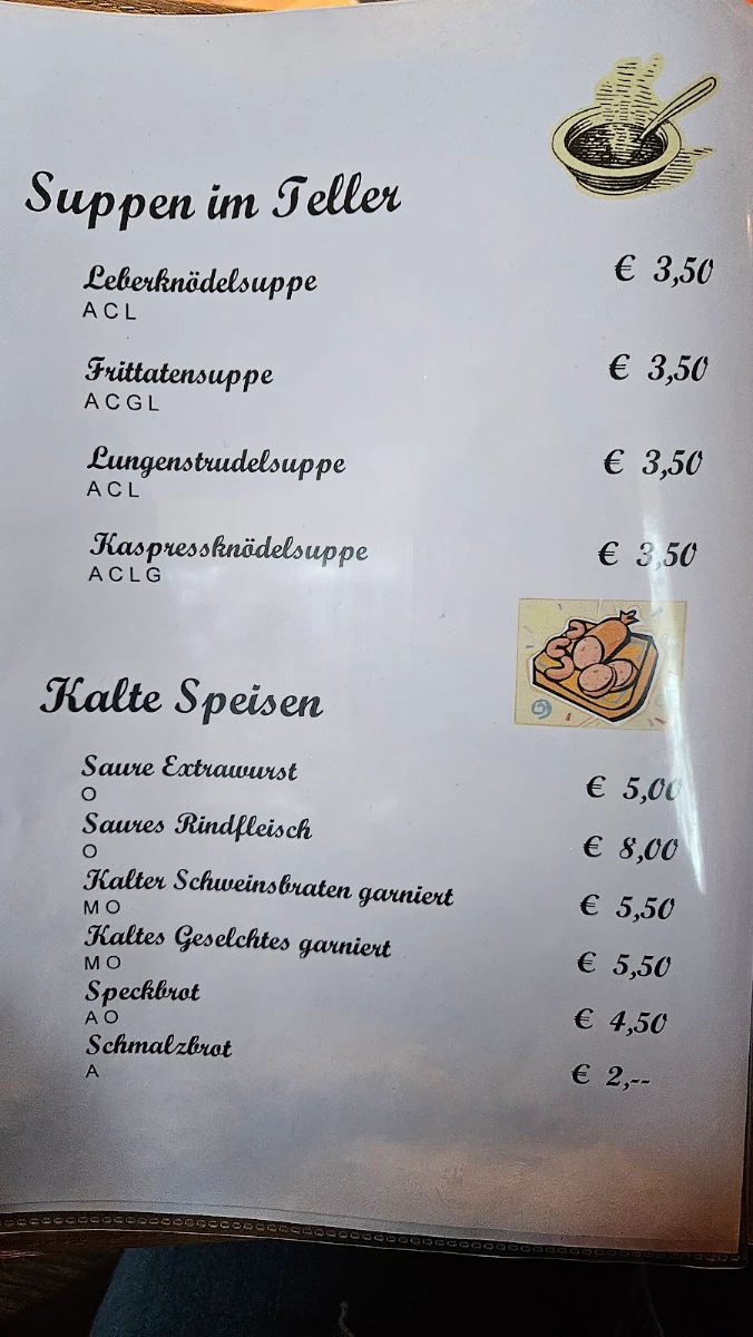 Speisekarte photo 2