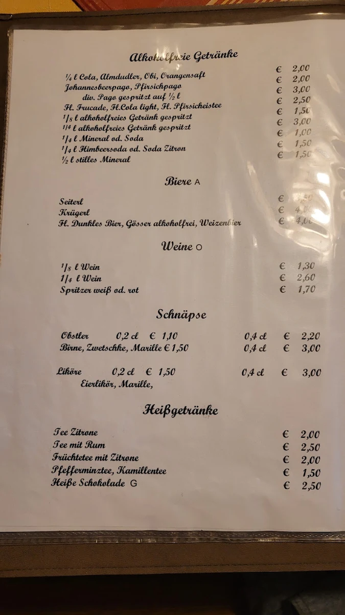 Speisekarte photo 5